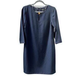 Tahari Arthur S. Levine Midnight Blue Women’s Shift Dress Size 6 NWT